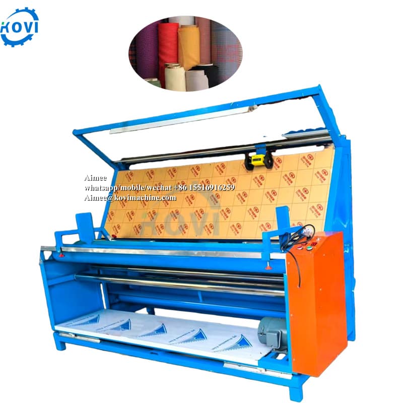 Fabric Inspection Rolling Machine Fabric Measuring Cutting Machine Textile Automatic Edge Alignment Inspection Winding Machine