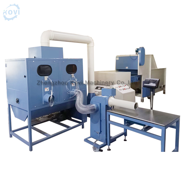 Polyester Fiber opening machine and pillow filling machine