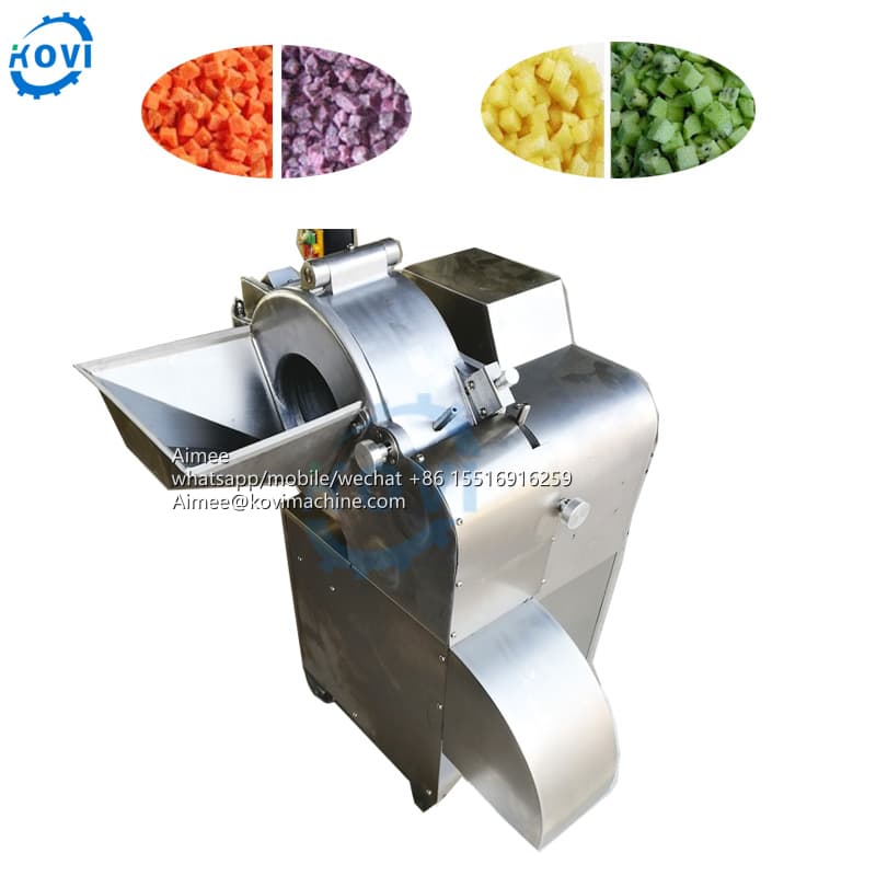 Multifunctional Vegetable and Fruit Dicing Machine Automatic Vegetable Cutting Machine Electric Vegetable Cutting Slicer Machine