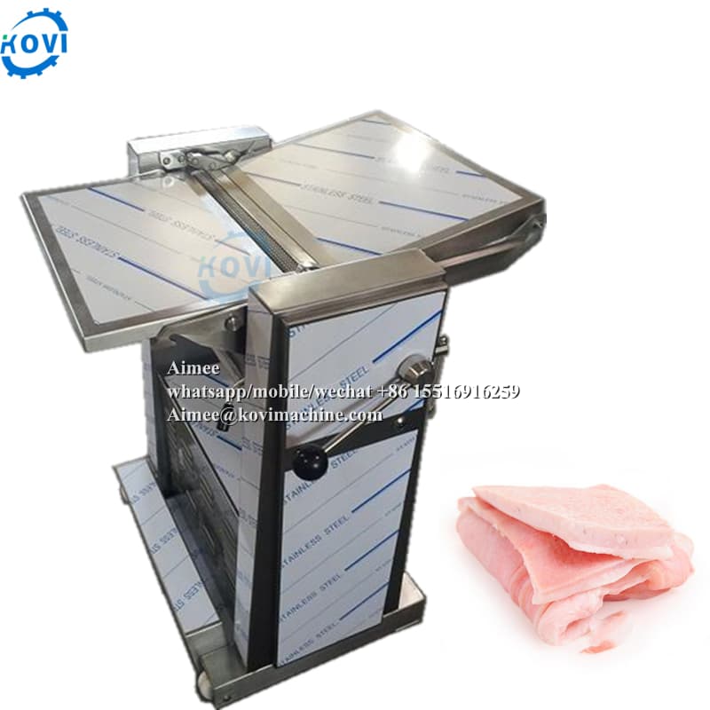 professional pork skin removed cutting machine pork pig meat skinner skin separating machine