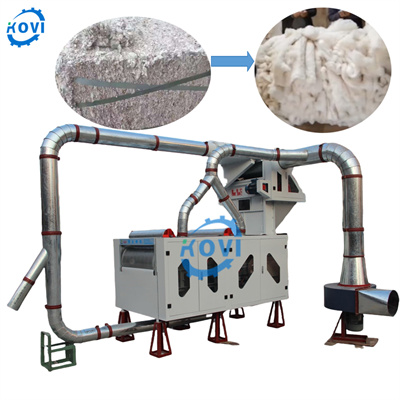 High Quality Airflow Waste Ginned Cotton Cleaning Machine Airflow Recycling Clearner Machine For Waste Cotton