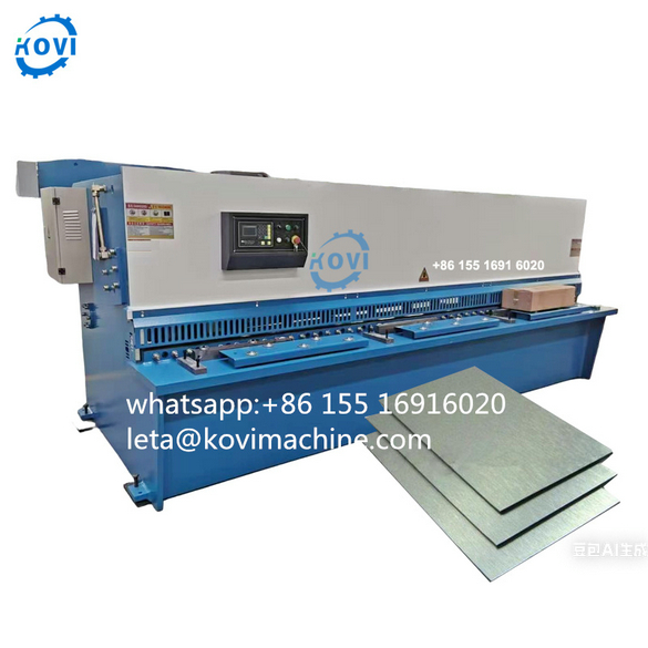 Electric 3meters Alloy Metal Plate Plate Cutting Machine Metal Sheet Shearing Machine