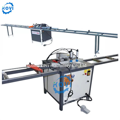 Aluminum Profile 45 and 90 Degree Any Angle Cutting Machine PVC Wood Aluminum Foil Roll Sheet Corner Cutting Machine Door Window Processing Saw Cutter Machine