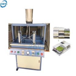 Pneumatic Air vacuum pillow packing machine cushion compressing pillow pressing machine