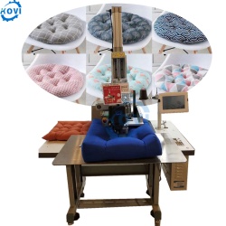 Cushion pillow tacking sewing machine