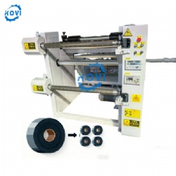 Automatic Plastic Film Cutting Rewinder Machine PVC PET Slitting and Rewinding Machine