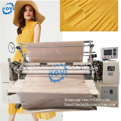 Multi-Functional 217d Computer Fabric Cloth Pleating Machine 516d Fan Shaped Dress Skirt Pattern Folding Pleating Machine